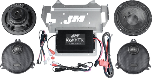 J&M - J&M XXR Extreme 400W Speaker and Amplifire - Stage 5 - XXRK-400SP2-14SG-ST5