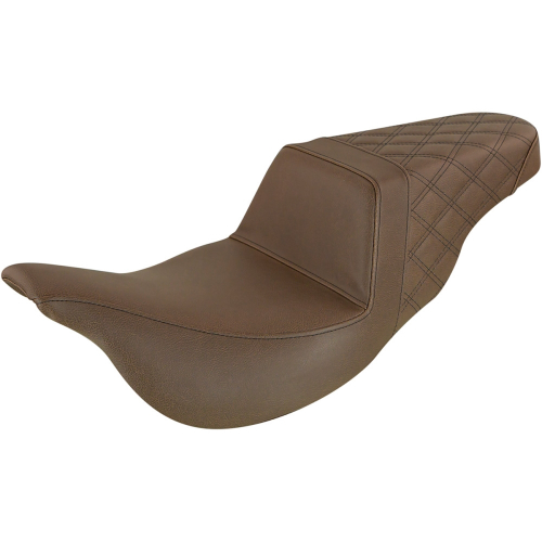 Saddlemen - Saddlemen LS Extended Reach Step-Up Seat - Brown - 808-07B-173BREX