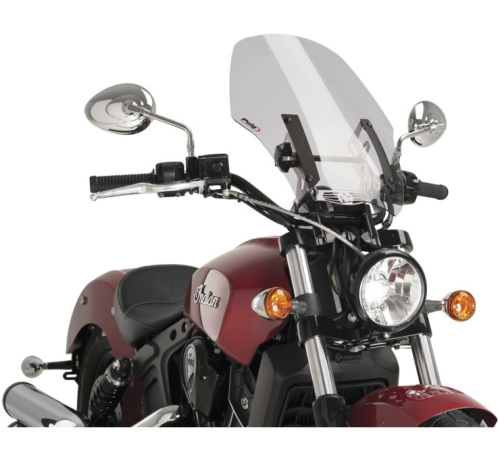 PUIG - PUIG Naked New Generation Adjustable Windshield - Smoke - 9386H