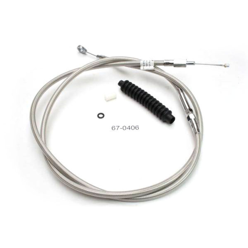 Motion Pro - Motion Pro Armor Coat Stainless Steel Longitudinally Wound Clutch Cable - 67-0406
