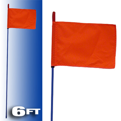 Firestik Antenna - Firestik Antenna Whips Safety Flag - 6ft. - Blue - F6-BLUE-8120R
