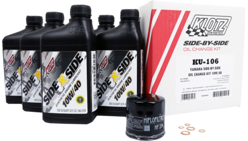 Klotz Oil - Klotz Oil SXS Oil Change Kit - 10W/40 - KU-106
