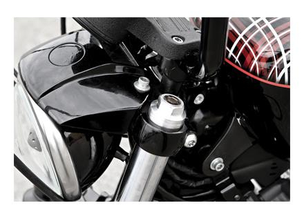 Burly Brand - Burly Brand Fork Preload Adjusters - Machined Aluminum Finish - B28-3000