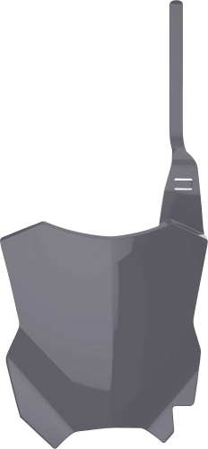 Polisport - Polisport Restyle Front Number Plate - Nardo Gray - 8665900009