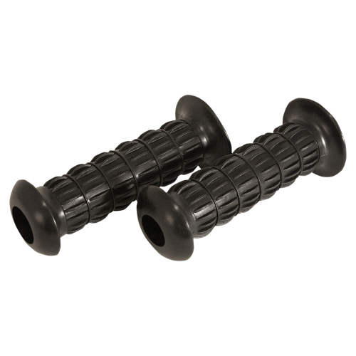 Emgo - Emgo Classic OE-Style Kawasaki 7/8in. Grips - Open Ends - Black - 42-30810