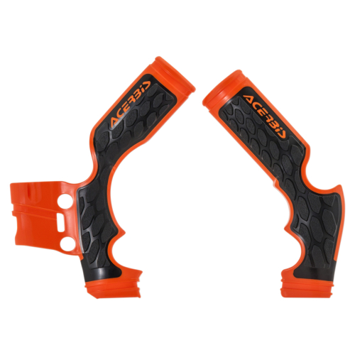 Acerbis - Acerbis X-Grip Frame Guards - Orange/Black - 2688765225