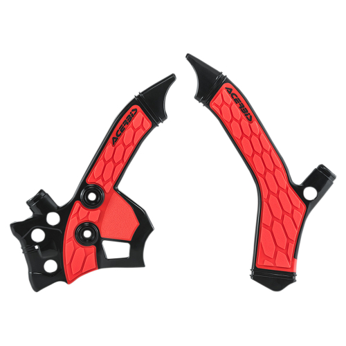 Acerbis - Acerbis X-Grip Frame Guards - Black/Red - 2726851042