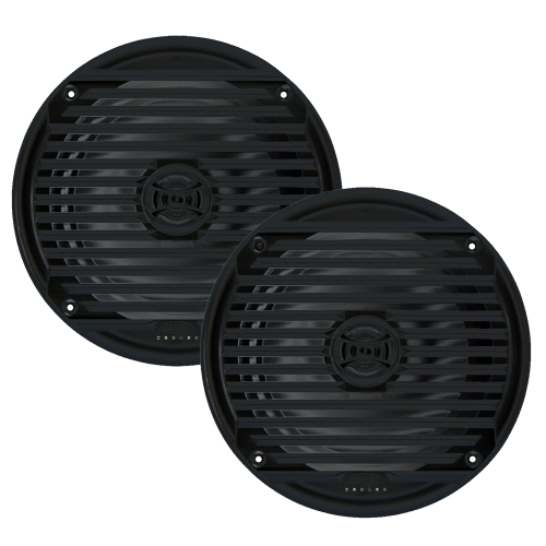 Jensen - JENSEN MS6007BR 6.5" Coaxial Waterproof Speaker - Black