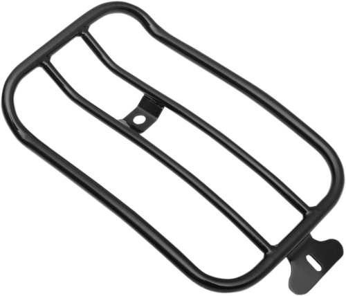 Motherwell - Motherwell 7in. Solo Luggage Rack - Gloss Black - MWL-180-GB