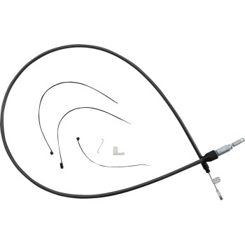 Magnum - Magnum Alternate Length Black Pearl Quick Connect Braided Upper Clutch Cable - 54in. - 423420HE