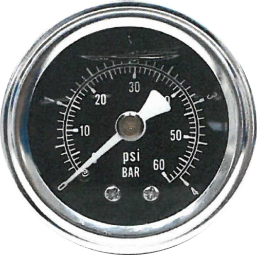HardDrive - HardDrive Oil Pressure Gauge - 60 PSI - Black - 169700