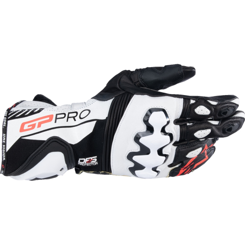 Alpinestars - Alpinestars GP Pro R4 Gloves - 3556724-12-XL - Black/White - X-Large