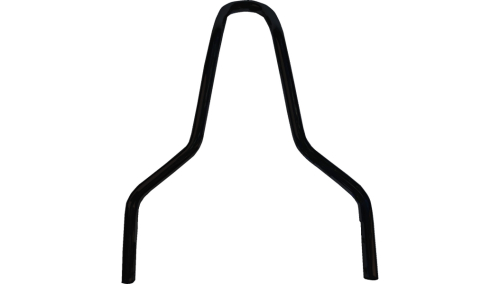 Drag Specialties - Drag Specialties Round Tappered Sissy Bar - 11in. - Gloss Black - 1501-0778