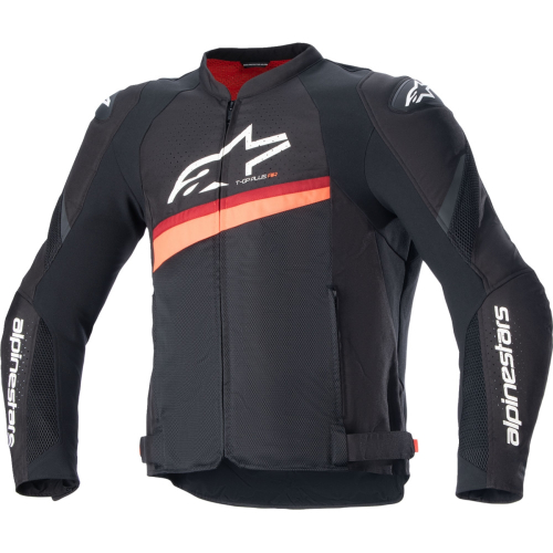 Alpinestars - Alpinestars T-GP Plus R V4 Airflow Jacket - 3300624-1030-XL - Black/Red Fluo - X-Large