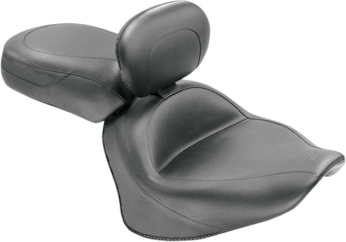 Mustang - Mustang Wide Touring Two-Piece Seat with Driver Backrest - Vintage - 79477