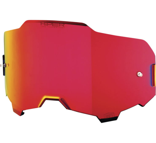 100% - 100% Replacement Lens for Armega Goggles - HiPER Mirror Red - 59055-00002