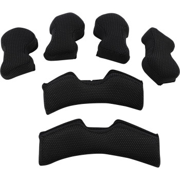 100% - 100% Cheek Pads for Trajecta Bicycle Helmet - Thick - Black - 89022-00002