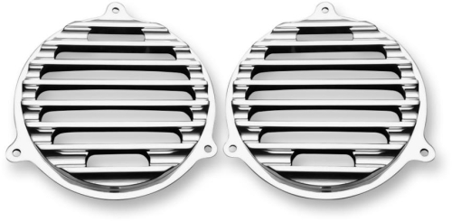 Covingtons - Covingtons Front Finned Speaker Grilles - Chrome - C0050-C