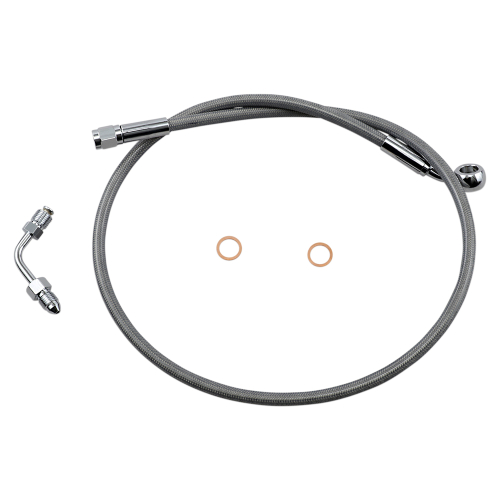 Magnum - Magnum Clear Coated XR Stainless Upper Front Brakeline Kit - 31in. Total Length - SSC1501-31