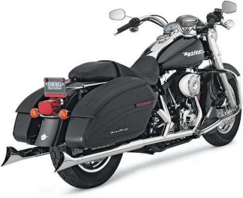 Vance & Hines - Vance & Hines Fishtail Slip-Ons - Chrome - 16775