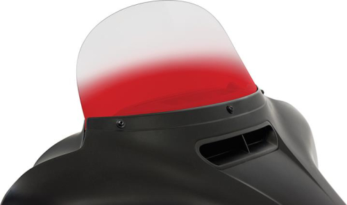 Memphis Shades - Memphis Shades Standard Windshield - 9in. - Gradient Ruby - MEP8172