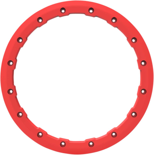 AMS - AMS Roll N 106 Beadlock Rings - 14in. - Red - 14B04