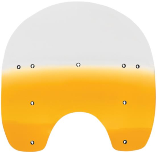 Memphis Shades - Memphis Shades Replacement Plastic for HD Quick-Release Compact Windshield - 15in. - Gradient Yellow - MEP6185