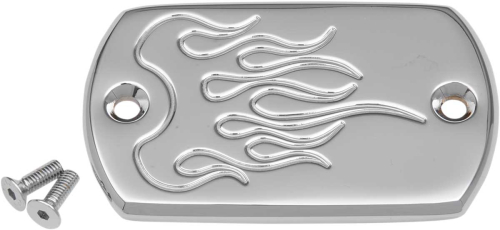 Baron Custom Accessories - Baron Custom Accessories Master Cylinder Cover - Flame - BA-7640-03