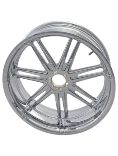 Arlen Ness - Arlen Ness Forged Billet 7 Valve Rear Rims - 18in. x 5.50in. - Chrome - 71-532