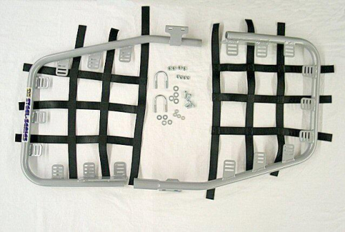 DG Performance - DG Performance Steel Nerf Bars - Silver Bar - Black Web - 54-6420