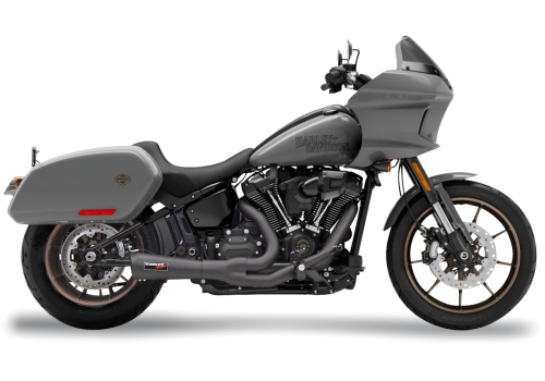 Bassani Manufacturing - Bassani Manufacturing 2-into-1 Ripper Short Exhaust System - 49-State - Black - 1S73RBE