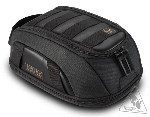 SW-MOTECH - SW-MOTECH Legend Gear Black Edition 3-5.5 Liter LT1 Expandable & Magnetic Tank Bag - BC.TRS.00.401.10100