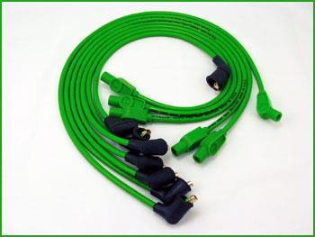 Sumax - Sumax 8mm Custom Colored Plug Wires - Green - 76981