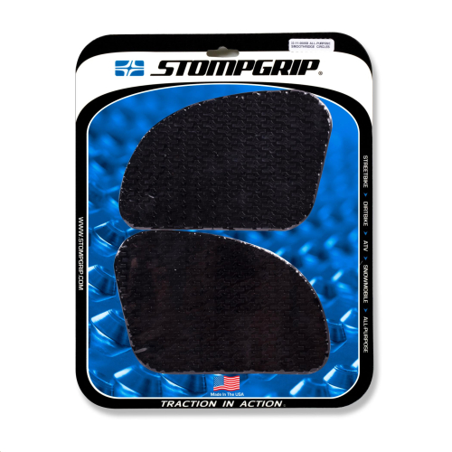 Stompgrip - Stompgrip Icon Profile Vintage Highboy Tank Grips - Black - 50-14-0008B