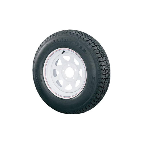 Load Star - Load Star Tire and Wheel Assembly - ST225/75RX15 - 6 Hole - White Rim - 32508
