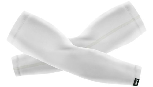 Zan Headgear - Zan Headgear Sportflex Series Arm Sleeves - AL089MD - White - Medium