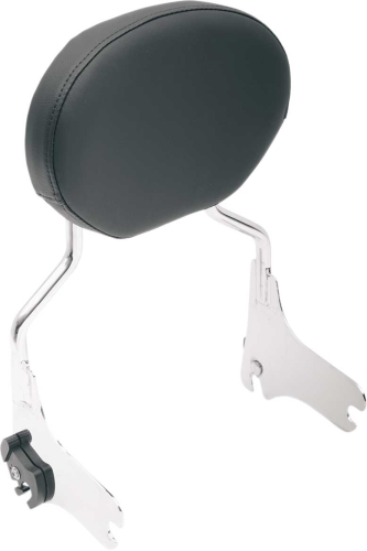 Drag Specialties - Drag Specialties Oval Sissy Bar Pad - Smooth - Vinyl - 0822-0431