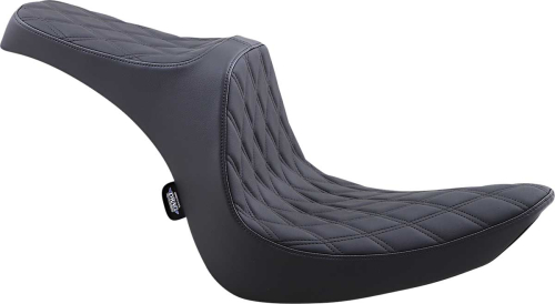Drag Specialties - Drag Specialties Predator III Seat - Double Diamond - Black Thread - 0802-1438
