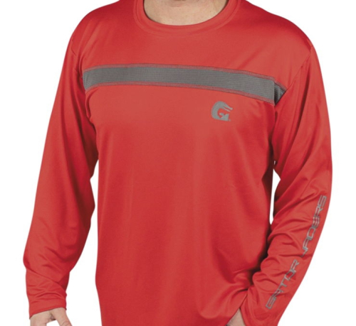 Gator Waders - Gator Waders Performance Fishing Shirt - FMSHIBRK223XL - Red - 3XL