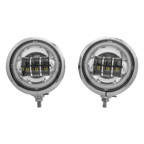 Namz - Namz Full Halo Passing Lamps without Brackets - Chrome/Chrome - LLC-PL-FHCC