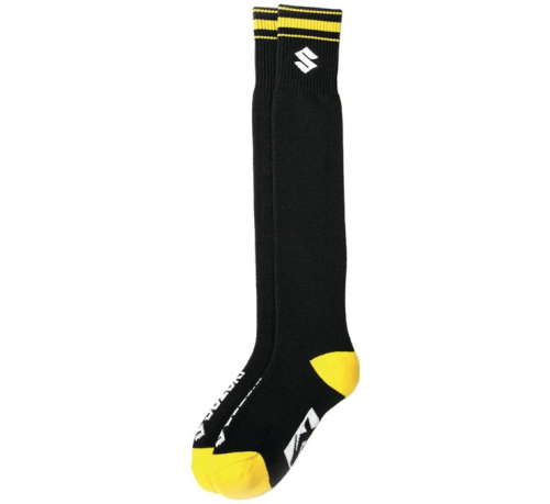 Factory Effex - Factory Effex Suzuki Boot Socks - 25-84402 - Black/Yellow - OSFM