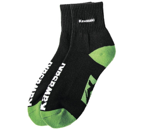 Factory Effex - Factory Effex Kawasaki Ankle Socks - 25-84106 - Black/Green - OSFM