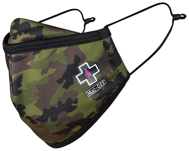 Muc-Off - Muc-Off Woodland Camo Reusable Facemask - Large - 20273 - Woodland Camo - Large