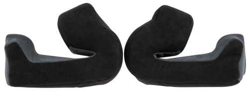Nolan - Nolan Cheek Pads for N100-5 Helmets - 40mm (XL-3XL) - Black/Red - SPRCP00000548
