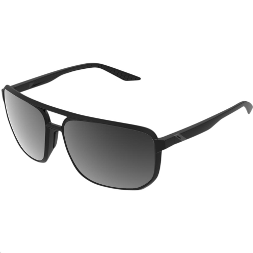100% - 100% Konnor Aviator Sunglasses - 61043-019-61 - Matte Black - OSFA