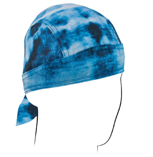 Zan Headgear - Zan Headgear Road Hog Flydanna - ZSG100 - Blue Tie Dye - OSFM