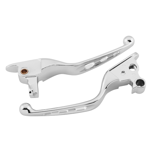 Bikers Choice - Bikers Choice Tri-Hole Lever Set - Chrome - 053818