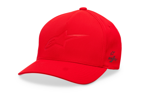 Alpinestars - Alpinestars Ageless Deboss Tech Hat - 10198110630LXL - Red - Lg-XL
