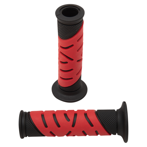 Pro Grip - Pro Grip 719 Dual Density Road Grips Open End - Black/Red - 719BKRD