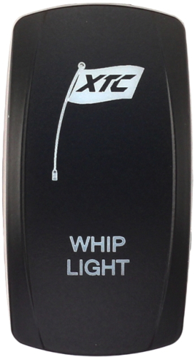 XTC Power Products - XTC Power Products Dash Rocket Switch Face Plate - Whip Light - SW00-00109024
